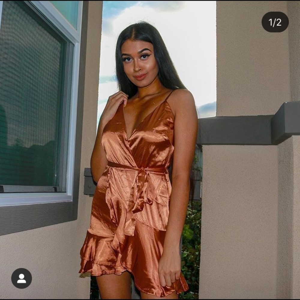 Saige Satin Dress